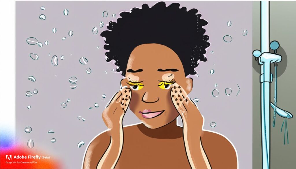How to Shower Without Getting Eyebrows Wet