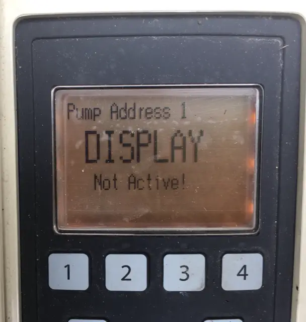 Pentair Pump Address 1 Display Not Active